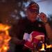 Milan resident and Vietnam veteran David "Doc" Martinez dedicates a flag to Frank Addice, who died at 19 while the two served together, during "Watchfire," a ceremonial flag burning in dedication of fallen soldiers May 27 at the Washtenaw County Vietnam Veterans Memorial.
Jeffrey Smith | AnnArbor.com